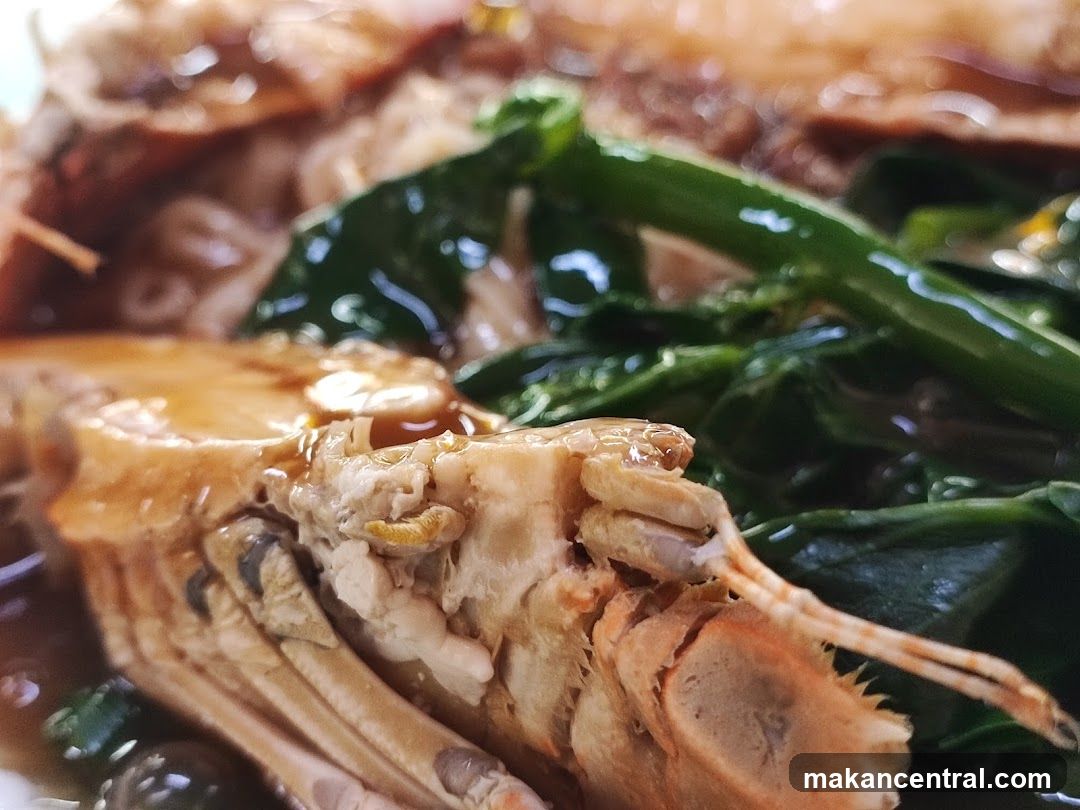 Close-up of seafood dish