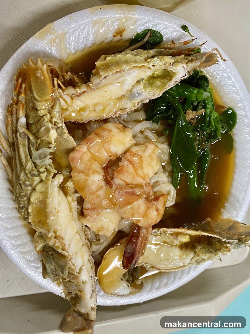 Seafood Noodle Dish