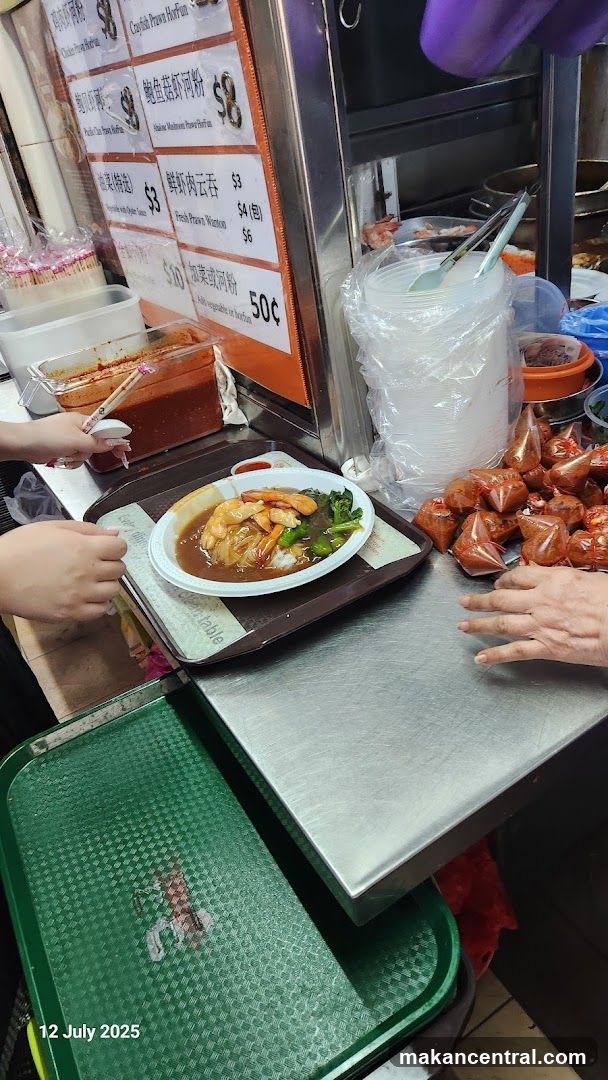 Food stall interior