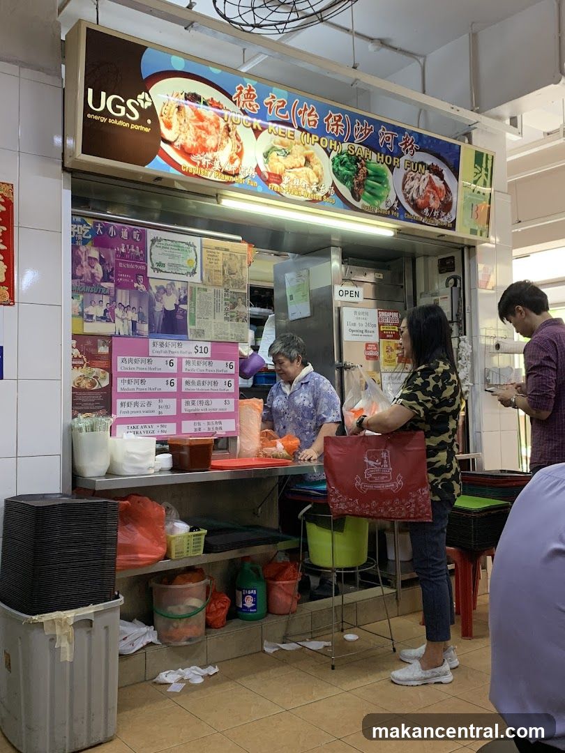 Food stall interior