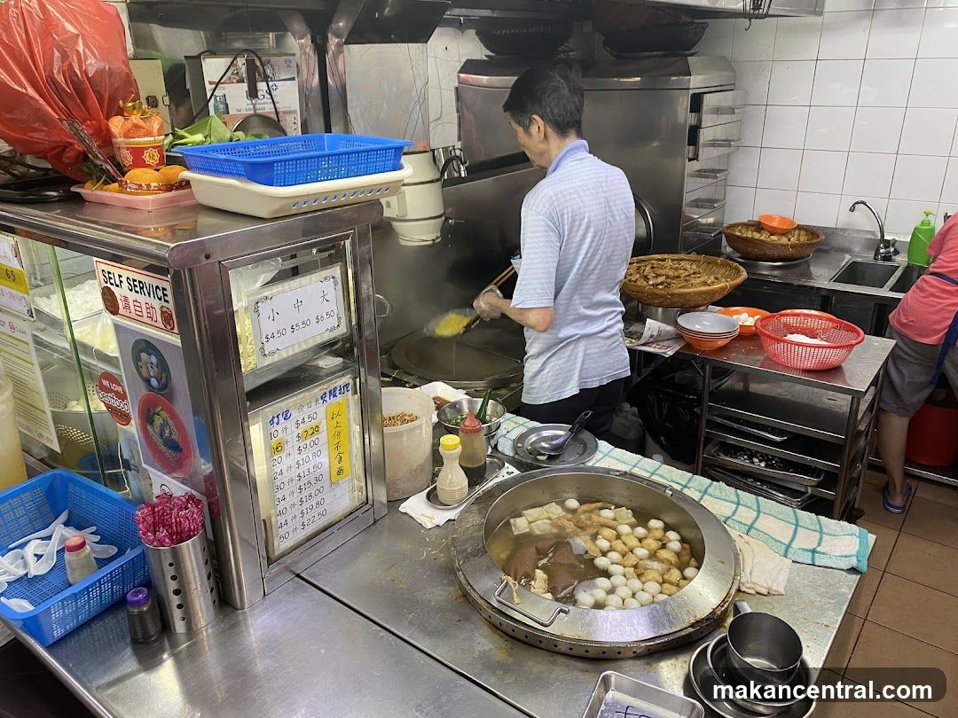 Food stall interior