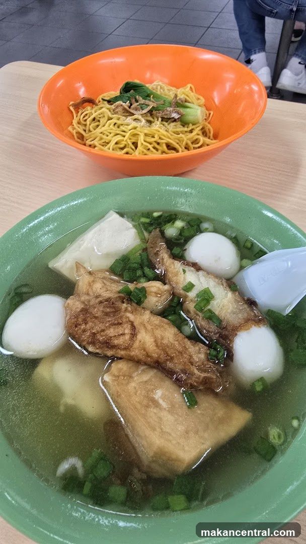 Food at a dining area