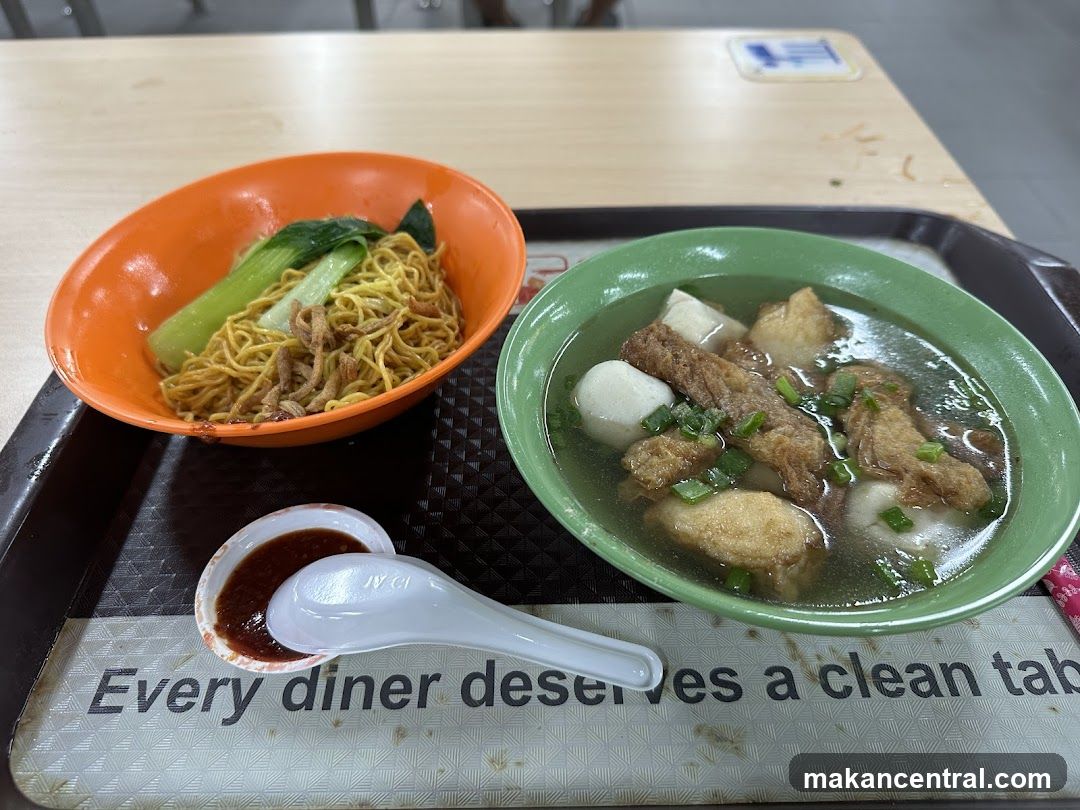 Food served on tray
