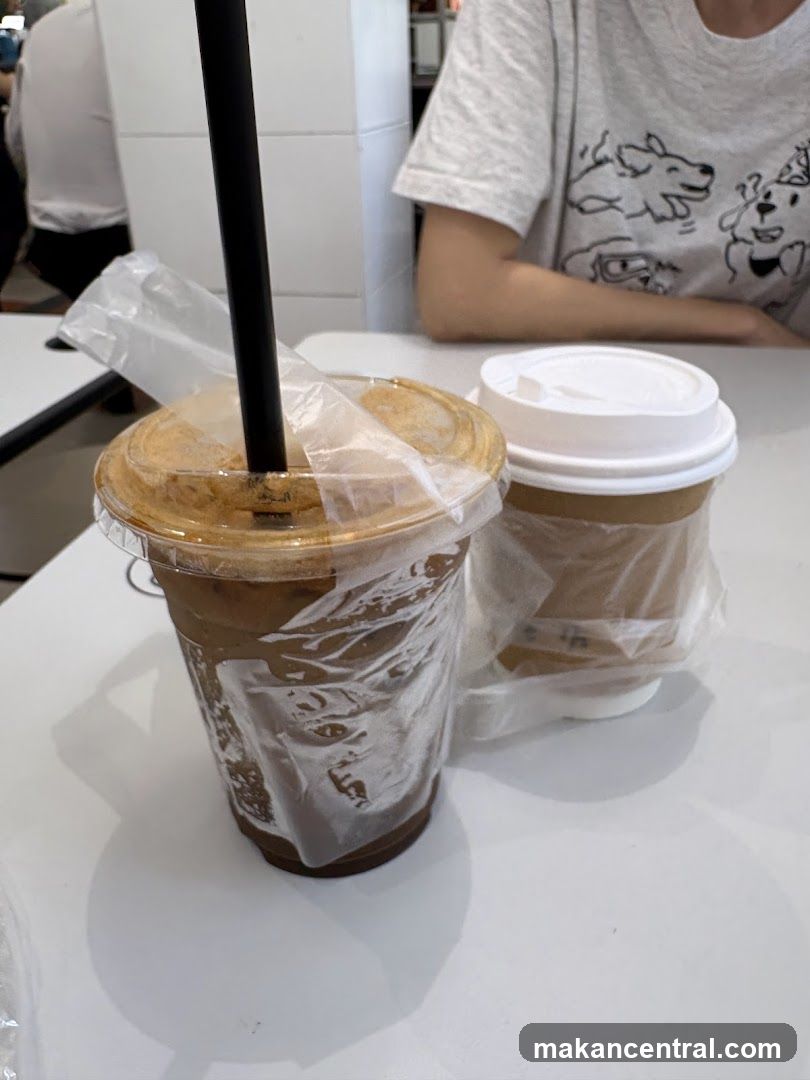 Coffee Drinks at Counter