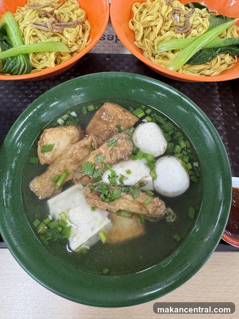 Food served at a eatery