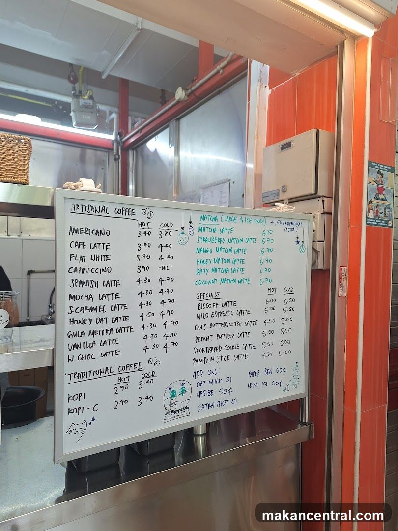 Coffee Menu Board