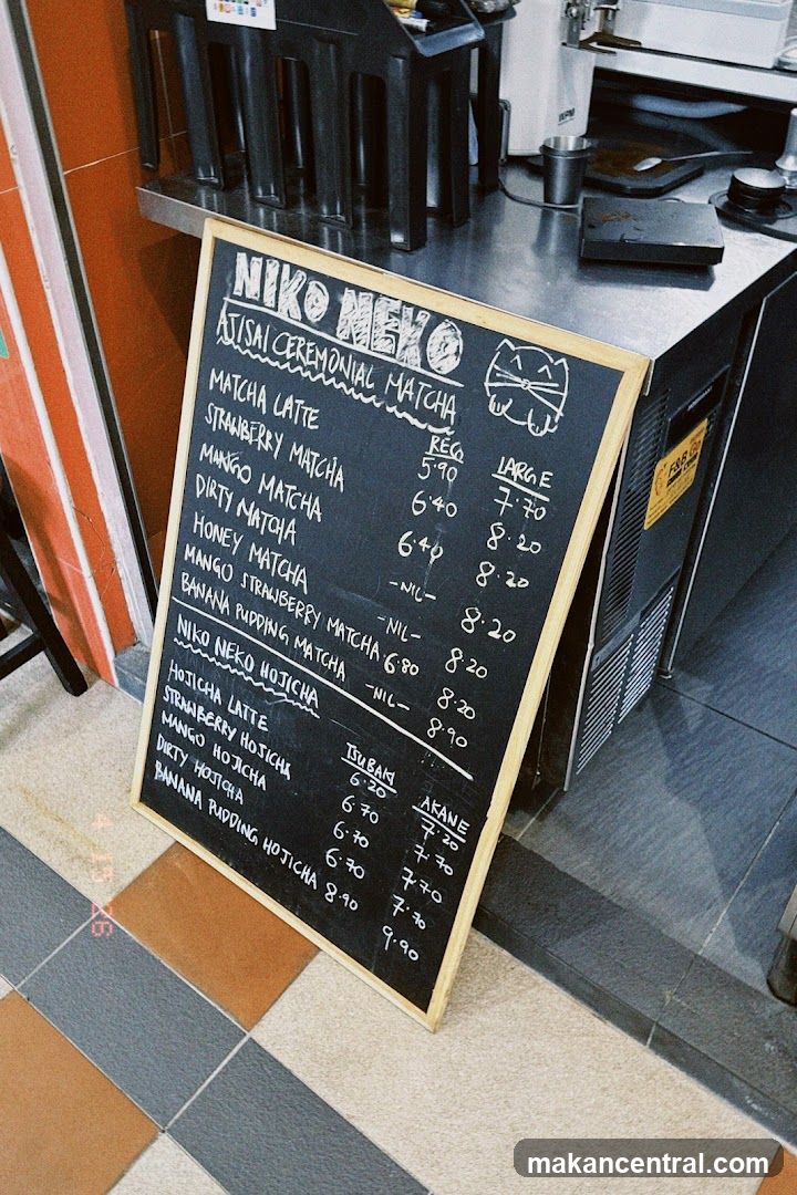 Niko Neko Menu Board