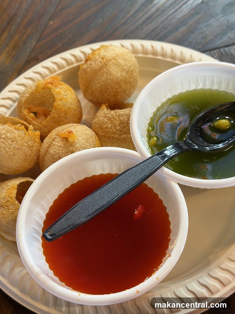 Food Plate with Dipping Sauces