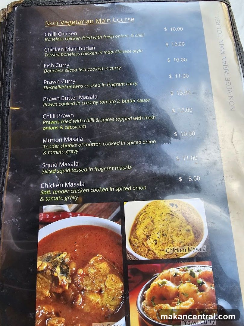 Non-Vegetarian Main Course Menu