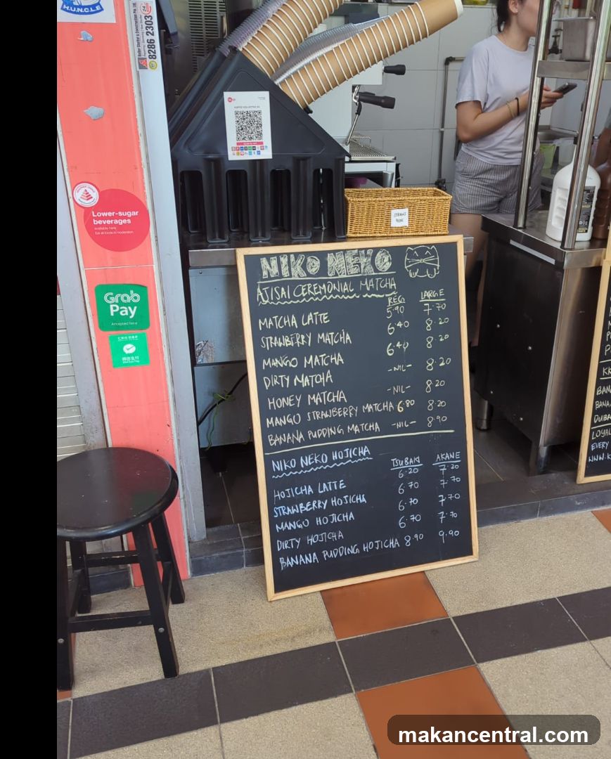 Niko Neko Matcha & Hoticha Menu