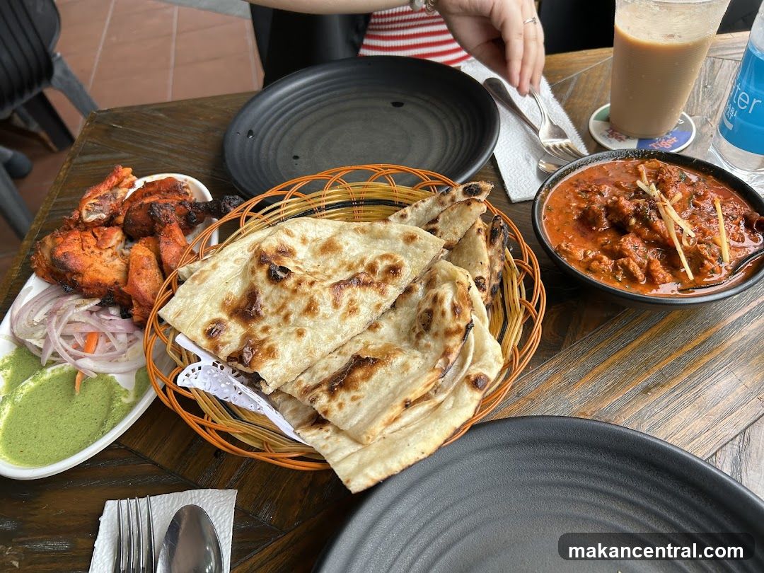Dining Table with Indian Cuisine