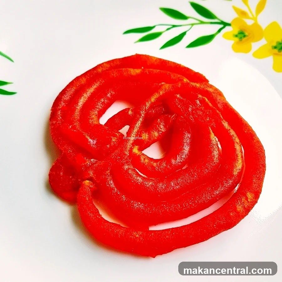 Red Spiral Dessert on Plate