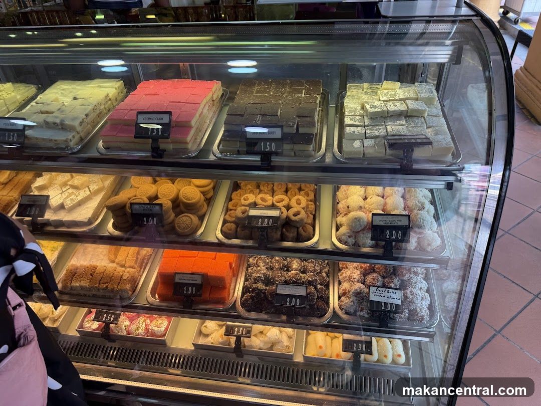 Display Case with Desserts