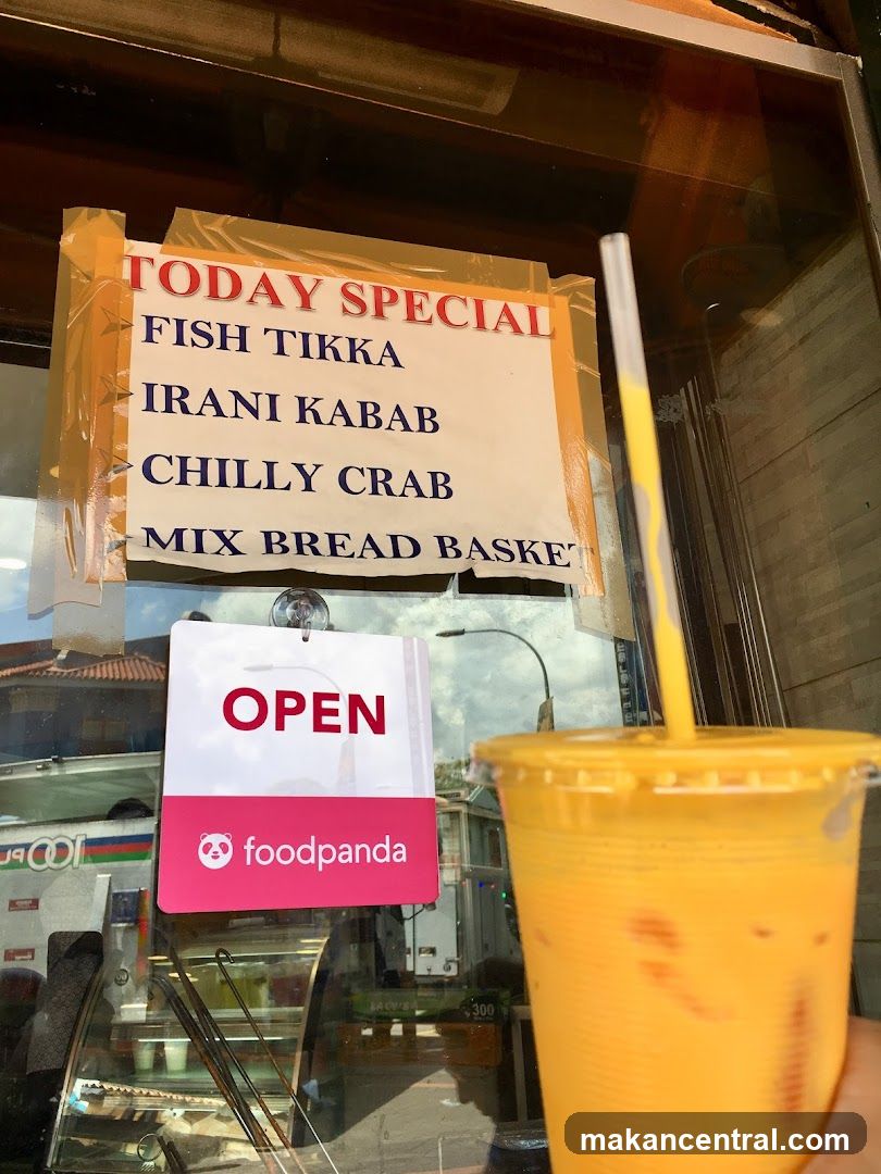 Today's Specials and Foodpanda Sign