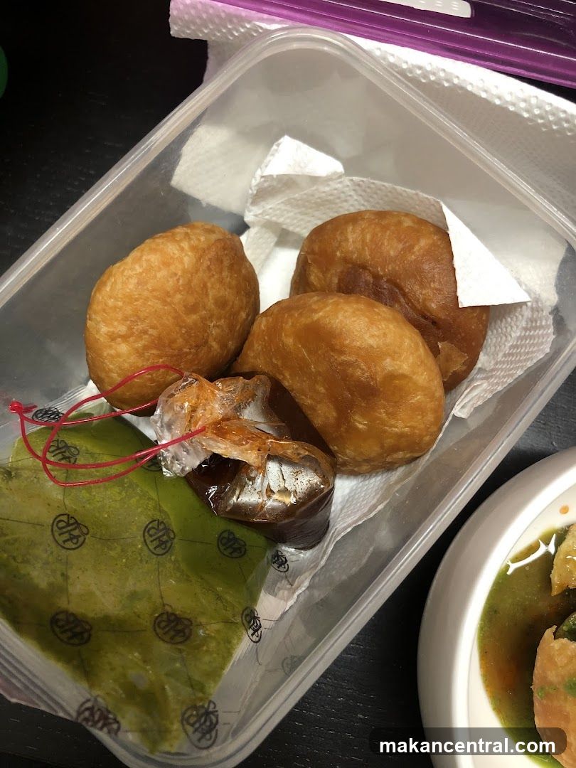 Fried Pastries with Dipping Sauces