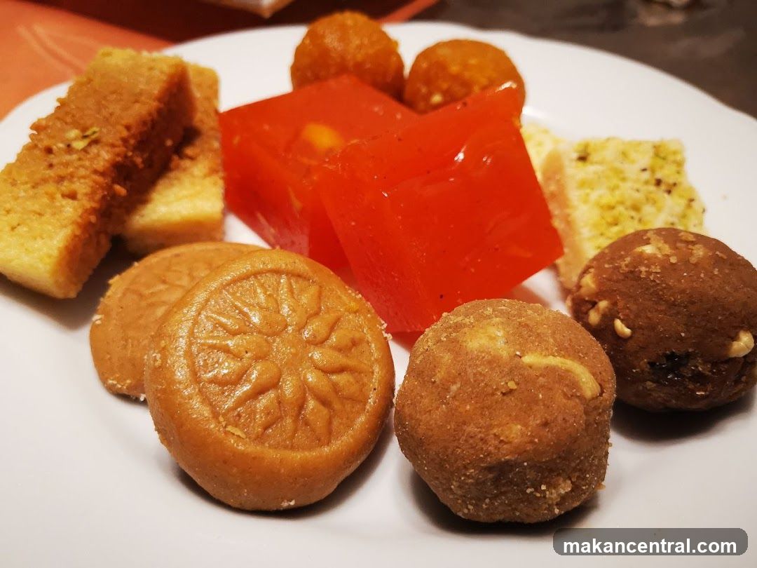 Assortment of Indian Sweets
