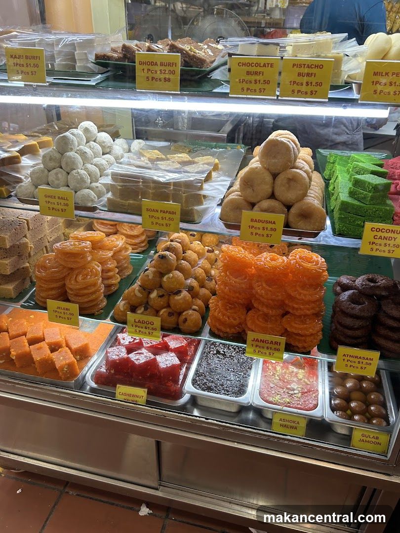 Indian Sweets Display