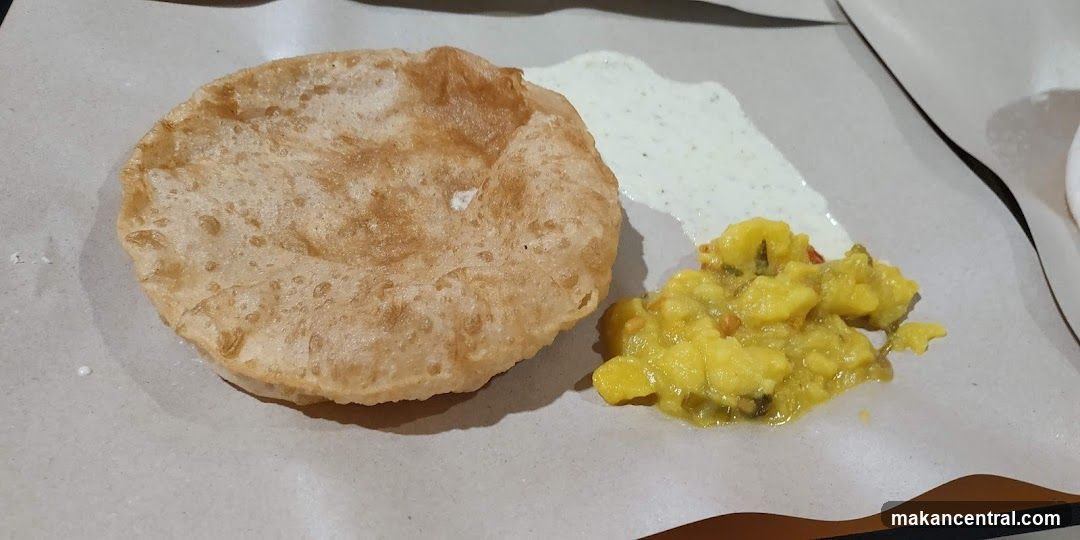Indian Bread with Side Dishes