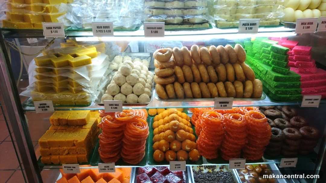 Indian Sweets Display