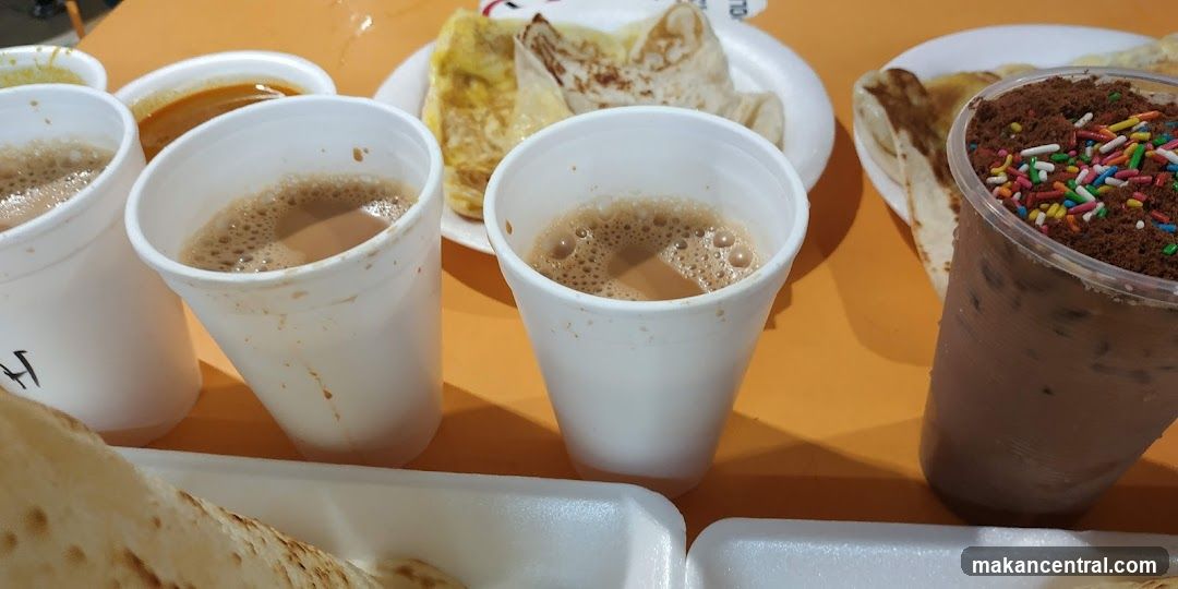 Drinks and Roti Canai