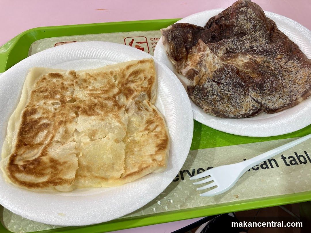 Roti Canai and Dried Meat