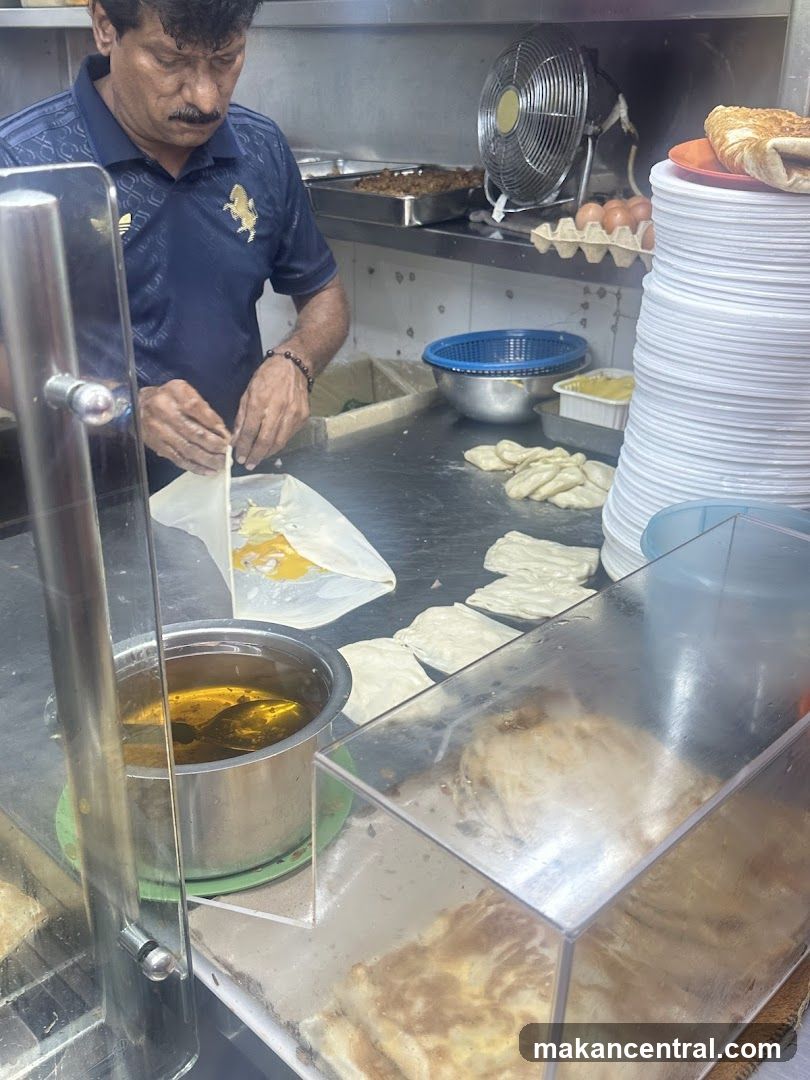 Roti Canai Preparation