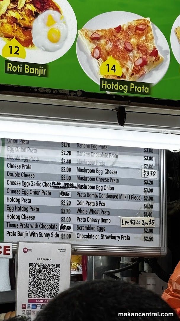Prata Menu