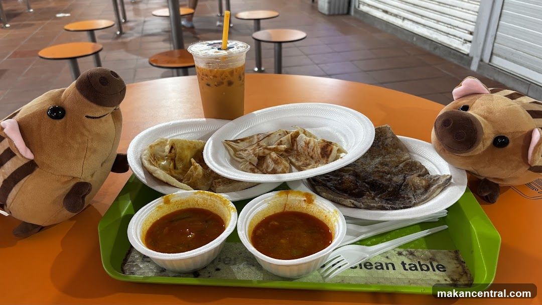 Roti Prata and Thai Milk Tea