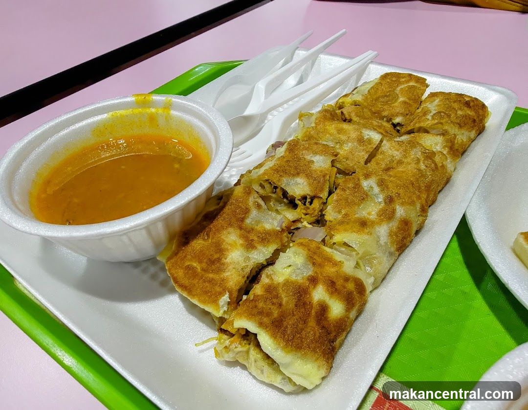 Savory Pancake with Curry Sauce