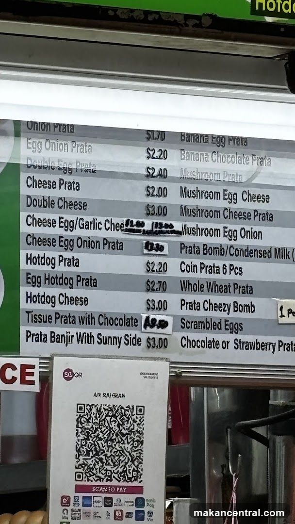 Prata Menu