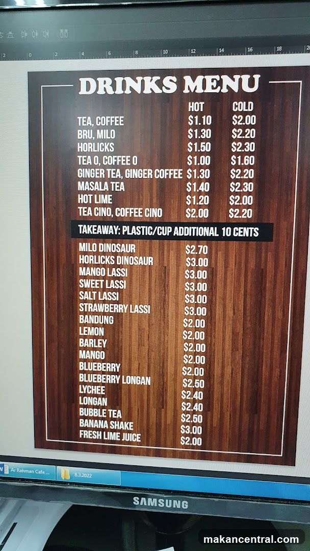 DRINKS MENU