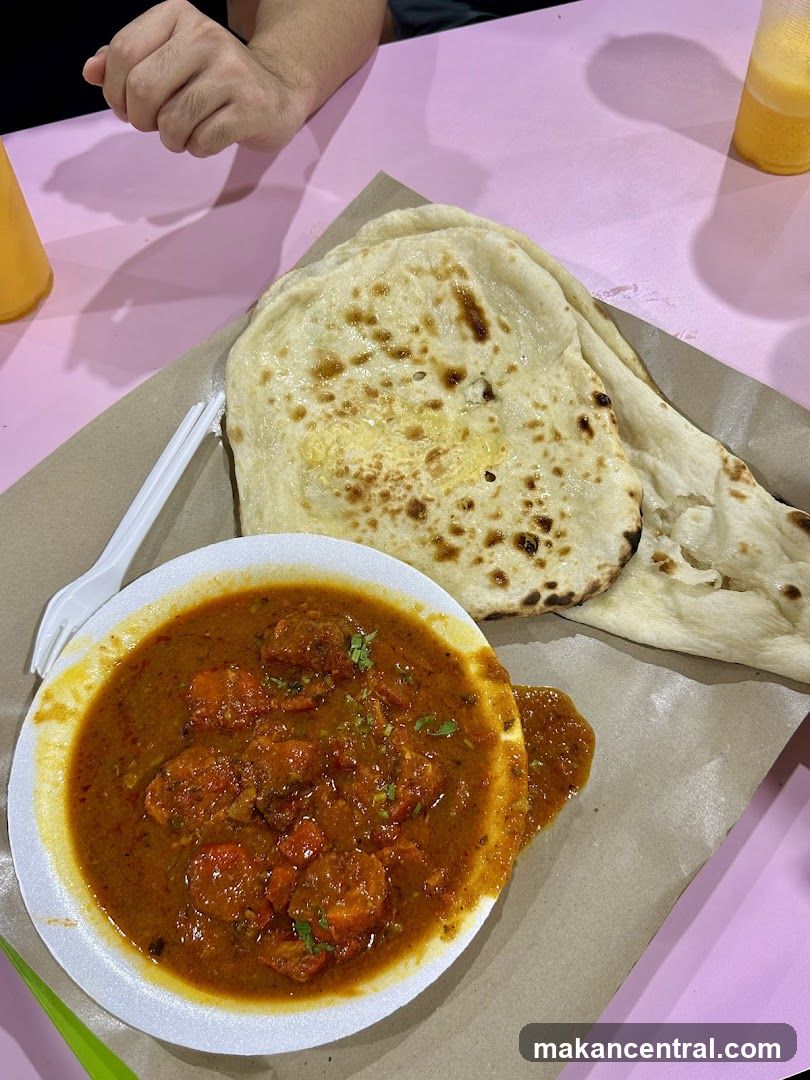 Indian Curry with Naan
