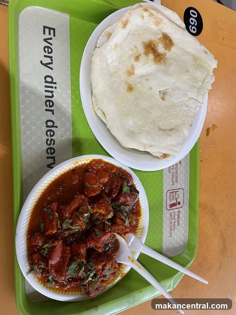 Indian Food on a Tray