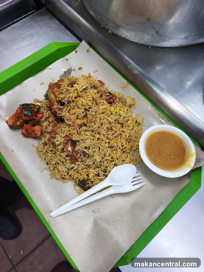 Biryani with Side Dish and Sauce