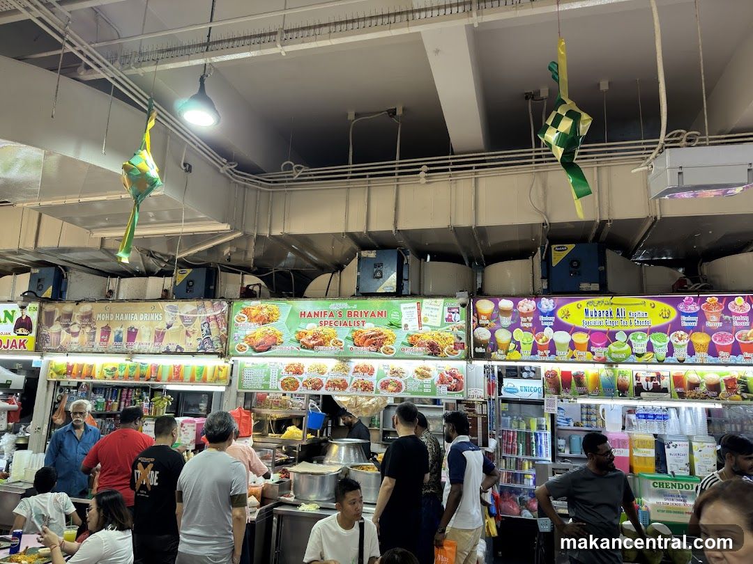 Food Stalls with Drinks and Biryani