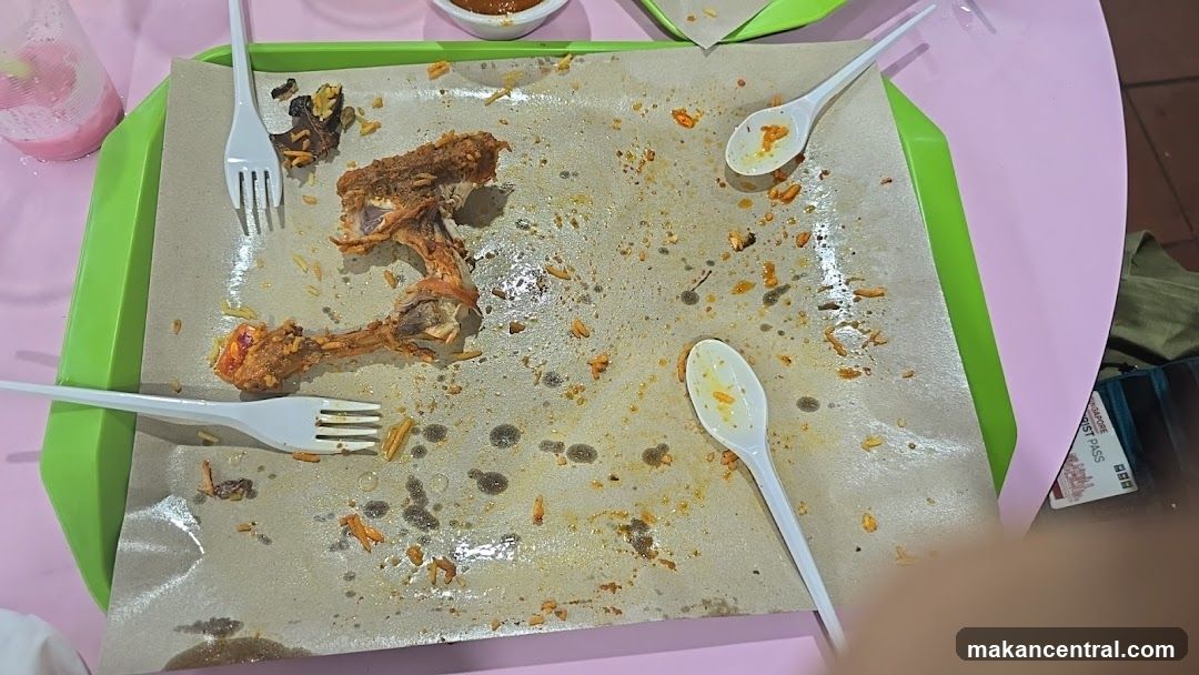 Messy Tray After Meal
