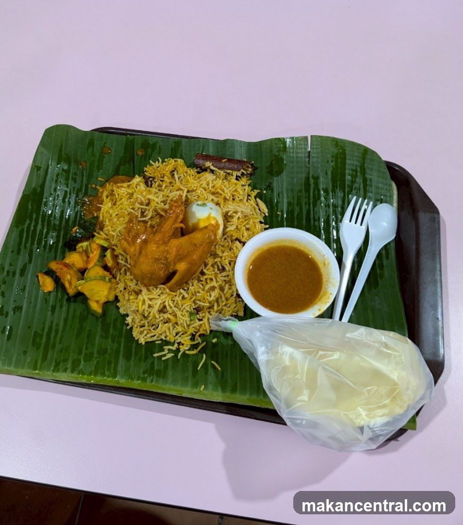 Chicken Biryani with Side Dishes