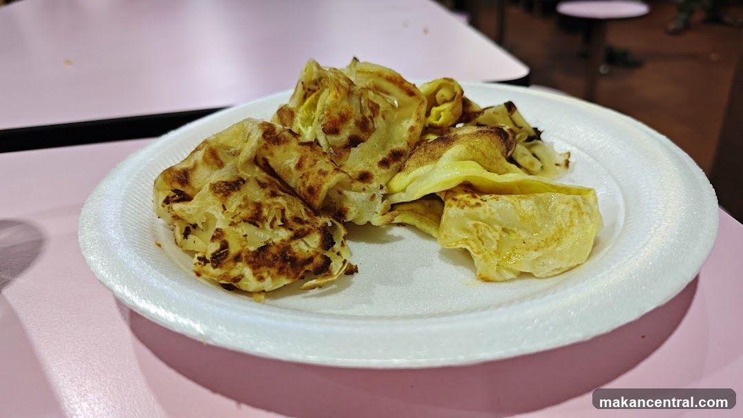 Roti Canai on a Plate