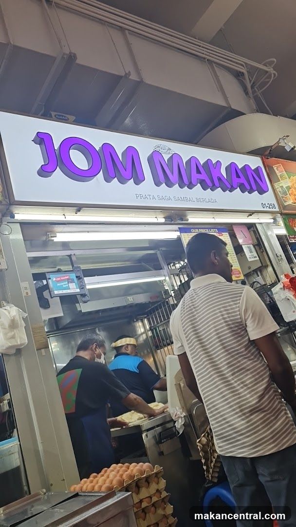 Food Stall with Signage