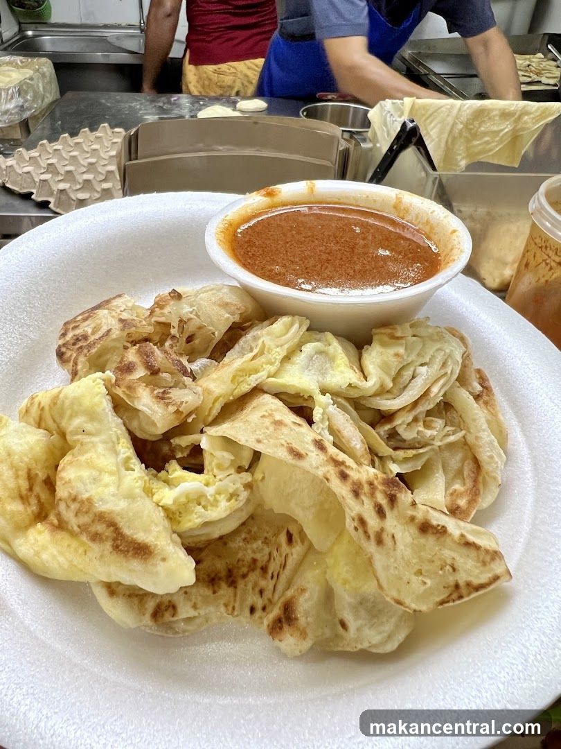 Roti Canai with Curry