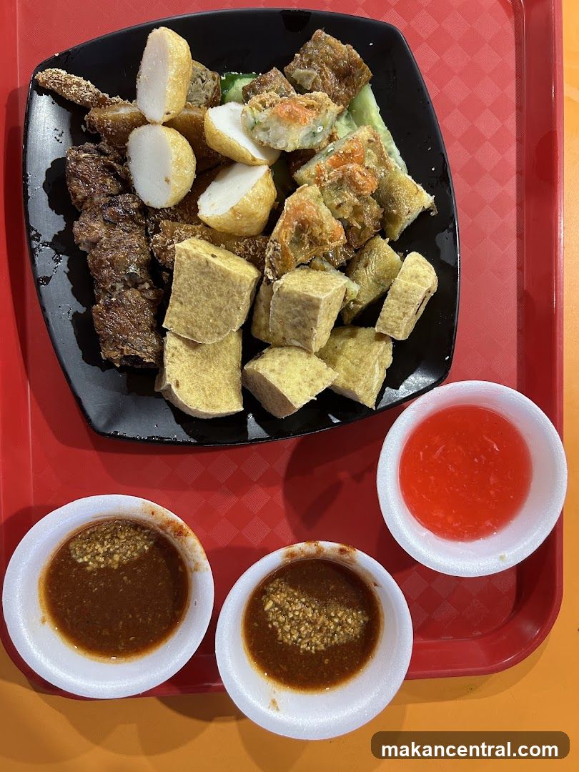 Assorted Fried Snacks with Dips