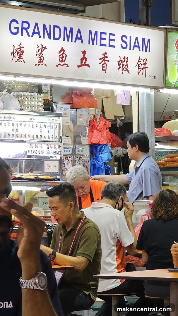 Food Stall with Customers