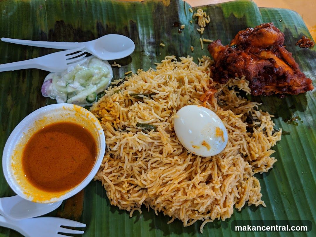 Chicken Biryani with Sides