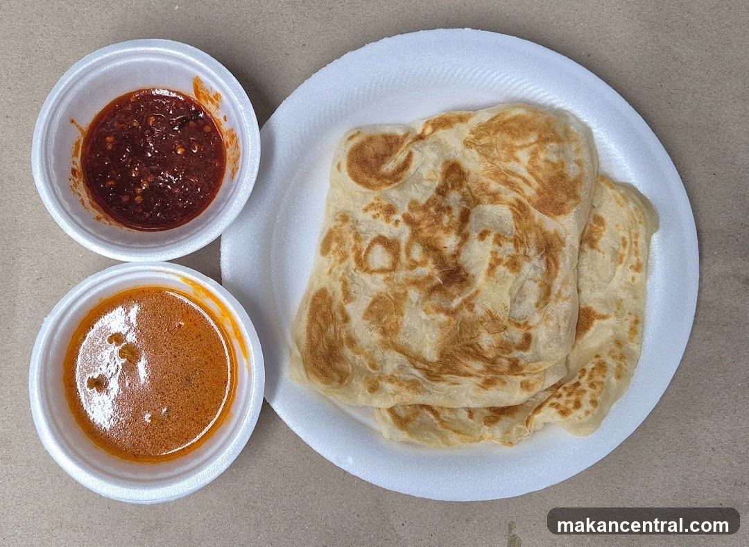 Roti Canai with Dips