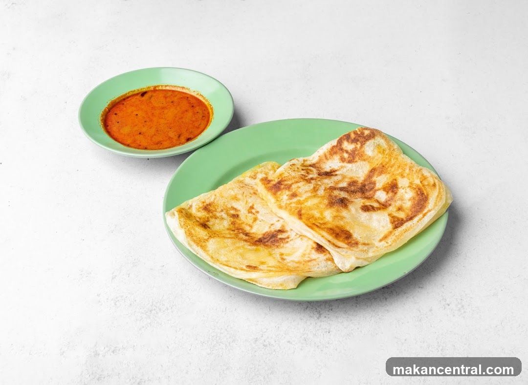 Roti Canai with Curry