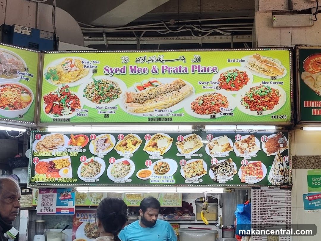 Syed Mee & Prata Place Menu