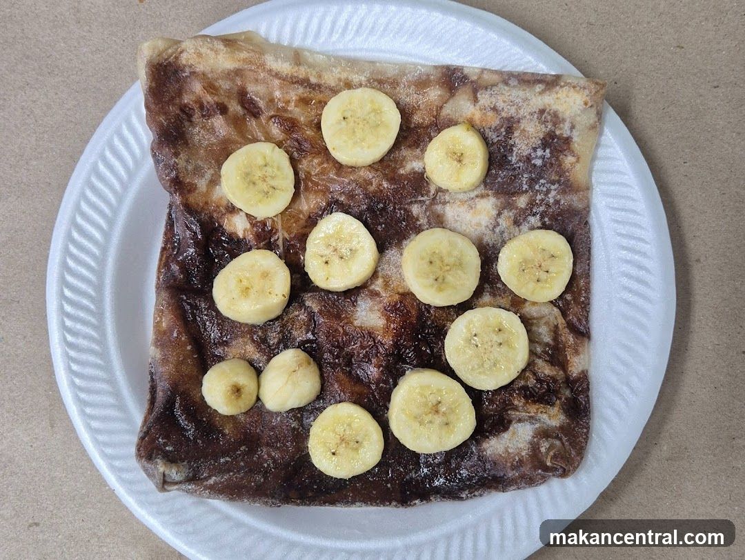 Crepe with Banana Slices