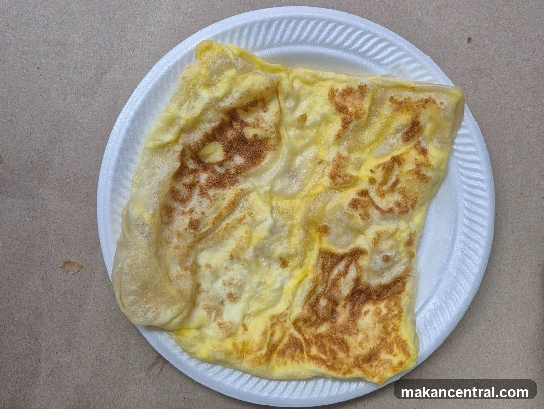 Roti Canai with Egg
