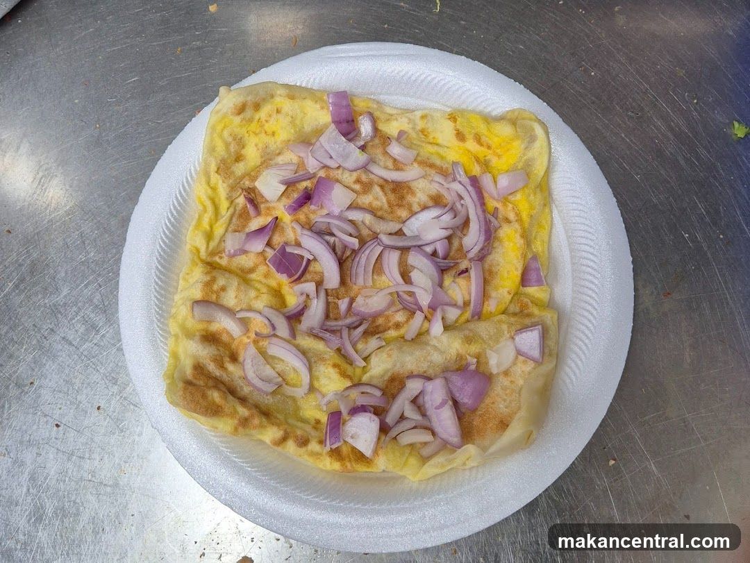 Egg and Onion Roti