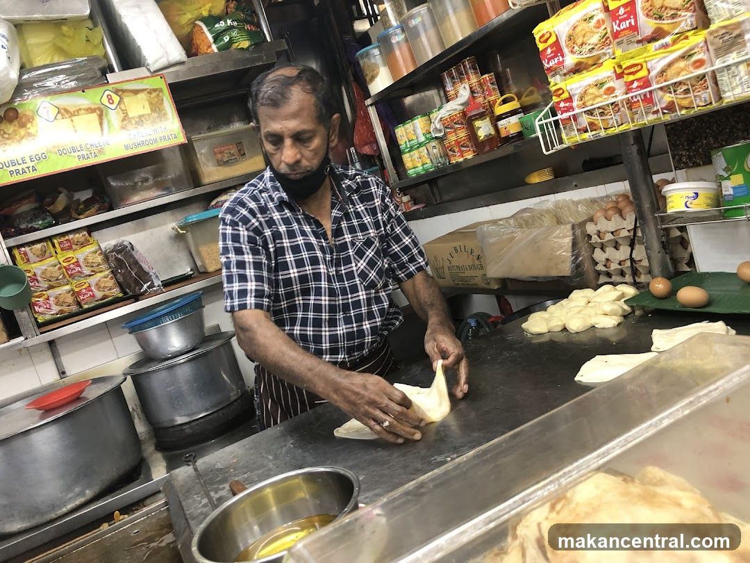 Man preparing food